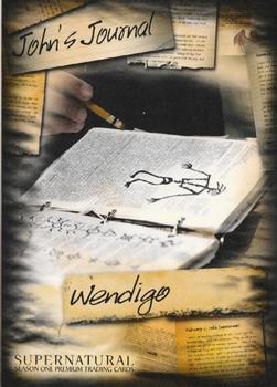 2006 Inkworks Supernatural Season 1 #83 Wendigo Front