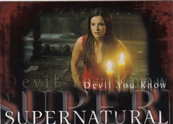 2008 Inkworks Supernatural Season 3 #10 Devil You Know Front