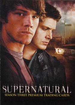 2008 Inkworks Supernatural Season 3 #1 Season Three Premium Trading Cards Front