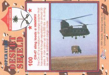 1991 Pacific Operation Desert Shield #100 CH-47 Chinook Back