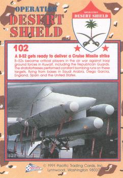 1991 Pacific Operation Desert Shield #102 B-52G with Cruise Missiles Back