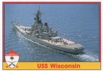 1991 Pacific Operation Desert Shield #106 USS Wisconsin Front