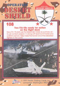 1991 Pacific Operation Desert Shield #108 F/A-18 Fires Sidwinder Back