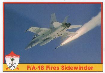1991 Pacific Operation Desert Shield #108 F/A-18 Fires Sidwinder Front