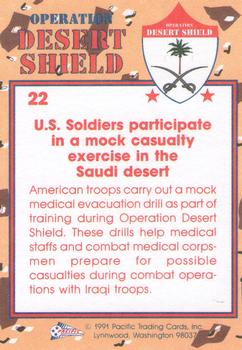 1991 Pacific Operation Desert Shield #22 Mock Casualty Exercise Back