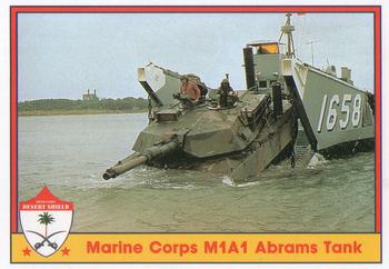 1991 Pacific Operation Desert Shield #25 Marine Corps M1A1 Abrams Tank Front