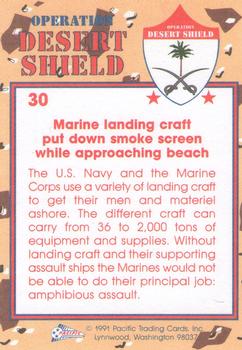 1991 Pacific Operation Desert Shield #30 Marine Landing Craft Back