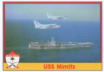1991 Pacific Operation Desert Shield #52 USS Nimitz Front