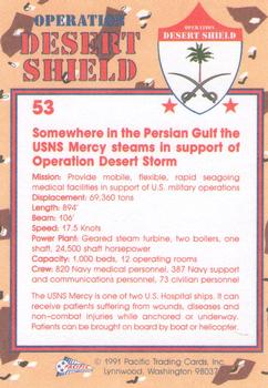 1991 Pacific Operation Desert Shield #53 USNS Mercy Back