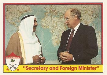 1991 Pacific Operation Desert Shield #58 Secretary and Foreign Minister Front