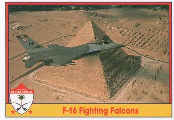 1991 Pacific Operation Desert Shield #69 F-16 Fighting Falcons Front