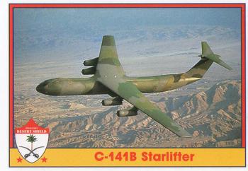 1991 Pacific Operation Desert Shield #72 C-141B Starlifter Front