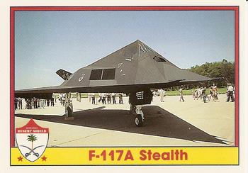 1991 Pacific Operation Desert Shield #73 F-117A Stealth Front