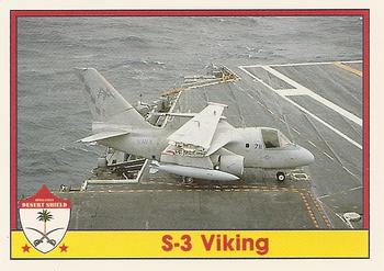 1991 Pacific Operation Desert Shield #75 S-3 Viking Front