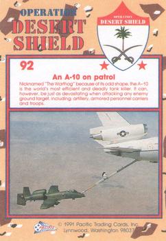 1991 Pacific Operation Desert Shield #92 A-10 Thunderbolt II Refuels Back
