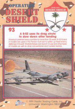 1991 Pacific Operation Desert Shield #93 B-52 Stratofortress Back