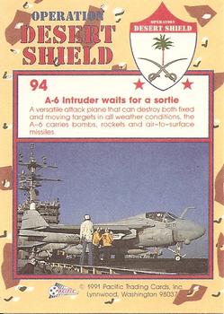 1991 Pacific Operation Desert Shield #94 A-6 Intruders in Formation Back