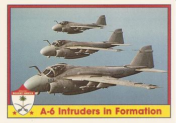 1991 Pacific Operation Desert Shield #94 A-6 Intruders in Formation Front