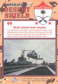 1991 Pacific Operation Desert Shield #99 SH-60 Seahawk Back
