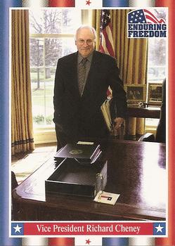 2001 Topps Enduring Freedom #38 Vice President Richard Cheney Front