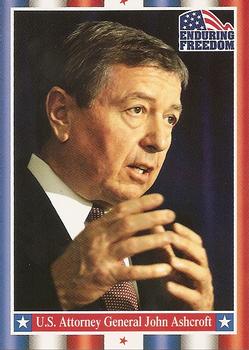 2001 Topps Enduring Freedom #43 U.S. Attorney General John Ashcroft Front