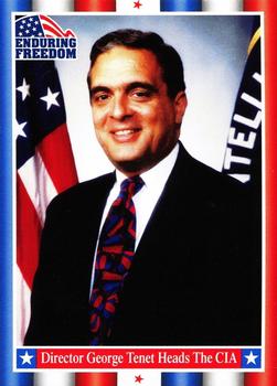 2001 Topps Enduring Freedom #30 Director George Tenet Heads The CIA Front