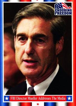 2001 Topps Enduring Freedom #32 FBI Director Mueller Addresses The Media Front