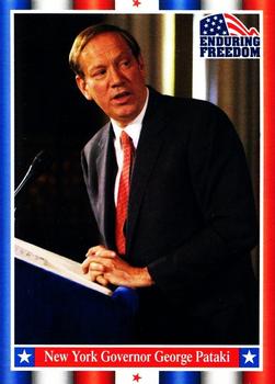 2001 Topps Enduring Freedom #37 New York Governor George Pataki Front