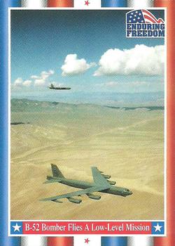 2001 Topps Enduring Freedom #56 B-52 Bomber Flies A Low-Level Mission Front