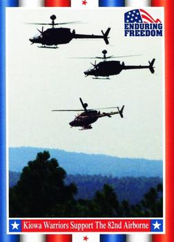 2001 Topps Enduring Freedom #71 Kiowa Warriors Support The 82nd Airborne Front