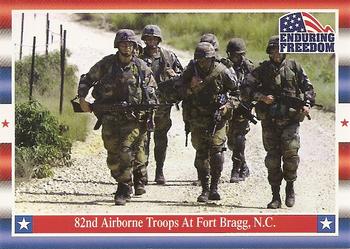 2001 Topps Enduring Freedom #70 82nd Airborne Troops At Fort Bragg, N.C. Front