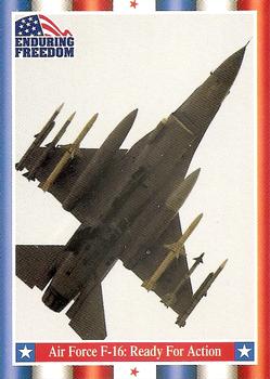 2001 Topps Enduring Freedom #82 Air Force F-16: Ready For Action Front