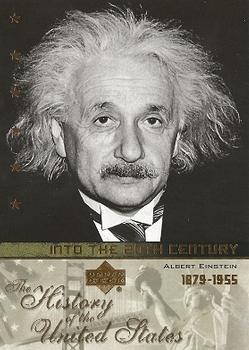 2004 Upper Deck History of the United States #20th8 Albert Einstein Front