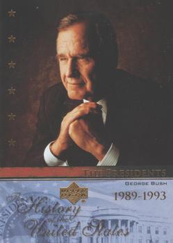 2004 Upper Deck History of the United States #TP41 George Bush Front