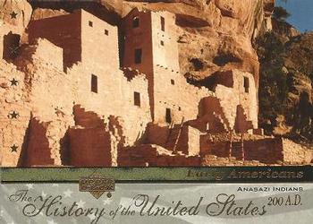 2004 Upper Deck History of the United States #EA3 Anasazi Indians Front