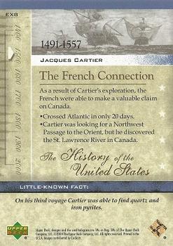 2004 Upper Deck History of the United States #EX8 Jacques Cartier Back