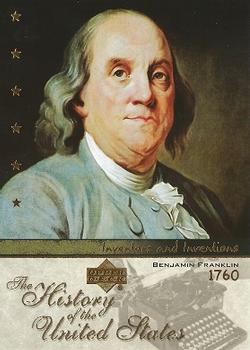 2004 Upper Deck History of the United States #II17 Benjamin Franklin Front