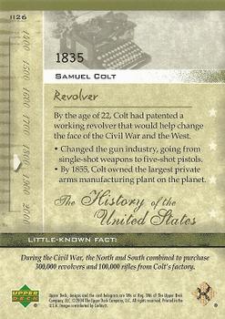 2004 Upper Deck History of the United States #II26 Samuel Colt Back