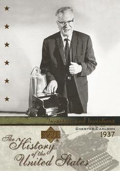 2004 Upper Deck History of the United States #II35 Chester Carlson Front