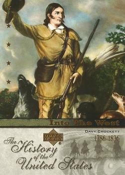 2004 Upper Deck History of the United States #IW7 Davy Crockett Front