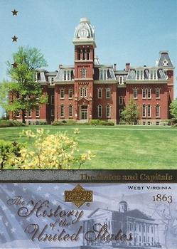 2004 Upper Deck History of the United States #SC35 West Virginia Front