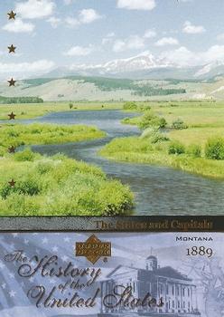 2004 Upper Deck History of the United States #SC41 Montana Front