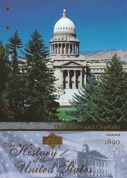 2004 Upper Deck History of the United States #SC43 Idaho Front