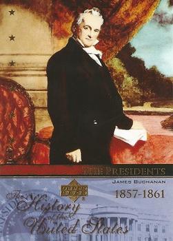 2004 Upper Deck History of the United States #TP15 James Buchanan Front
