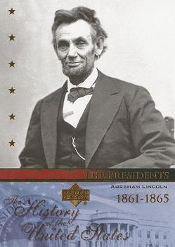 2004 Upper Deck History of the United States #TP16 Abraham Lincoln Front