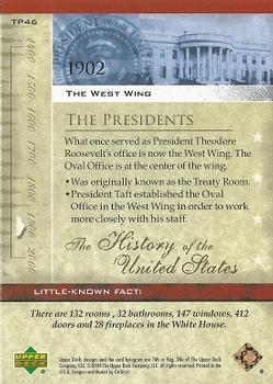 2004 Upper Deck History of the United States #TP46 The West Wing Back