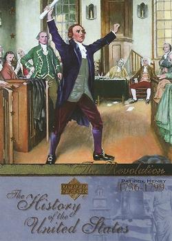 2004 Upper Deck History of the United States #TR1 Patrick Henry Front