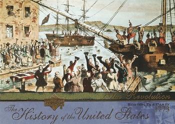 2004 Upper Deck History of the United States #TR4 Boston Tea Party Front
