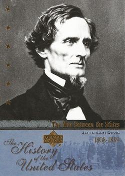 2004 Upper Deck History of the United States #WS2 Jefferson Davis Front