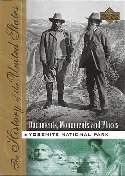 2004 Upper Deck History of the United States - Documents, Monuments and Places  #DMP12 Yosemite National Park Front